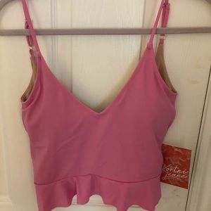 Kortni jeane medium pink scoop top